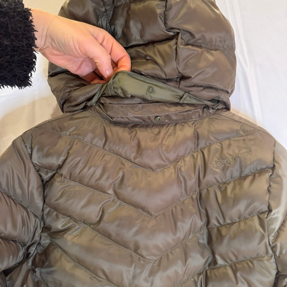 Nike Therma-Fit Primaloft Puffer Jacket Women's XS Olive Green NWT - Picture 10 of 12